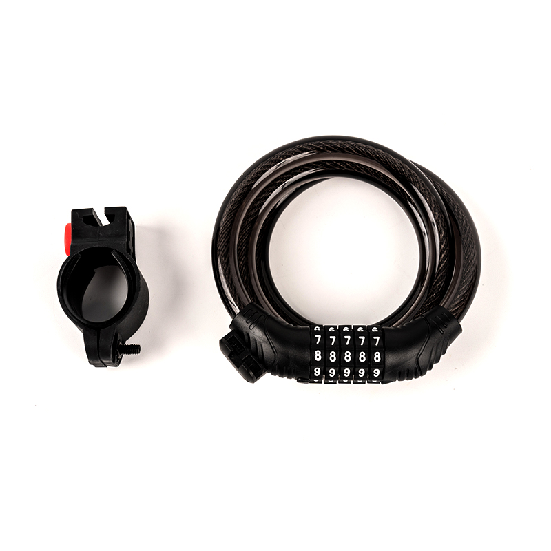 5-digit na password pulsator cable lock