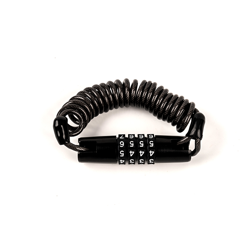 140cm Password Coil Rope Steel Cable Lock