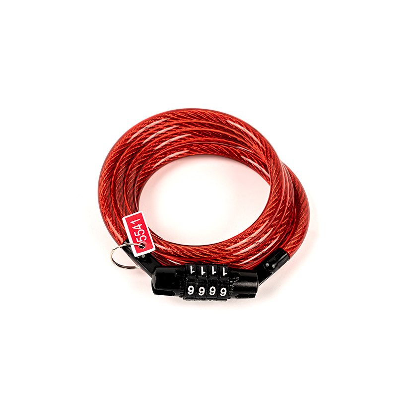 0.1kg tensile at paggugupit na lumalaban na naka -code na bakal na cable lock
