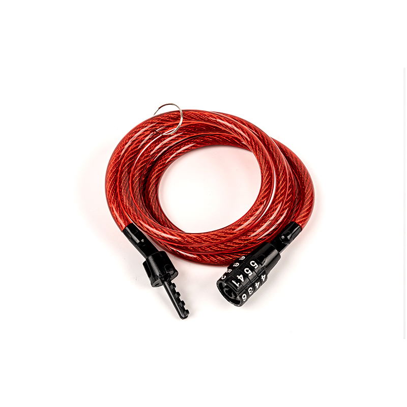 0.1kg tensile at paggugupit na lumalaban na naka -code na bakal na cable lock