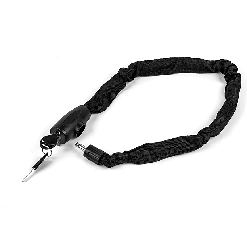 120cm hindi kinakalawang na asero wire pvc coil lubid steel cable lock