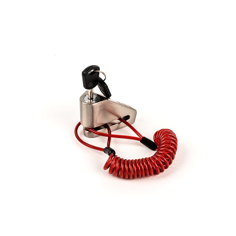 Portable lock body integrated disc preno lock