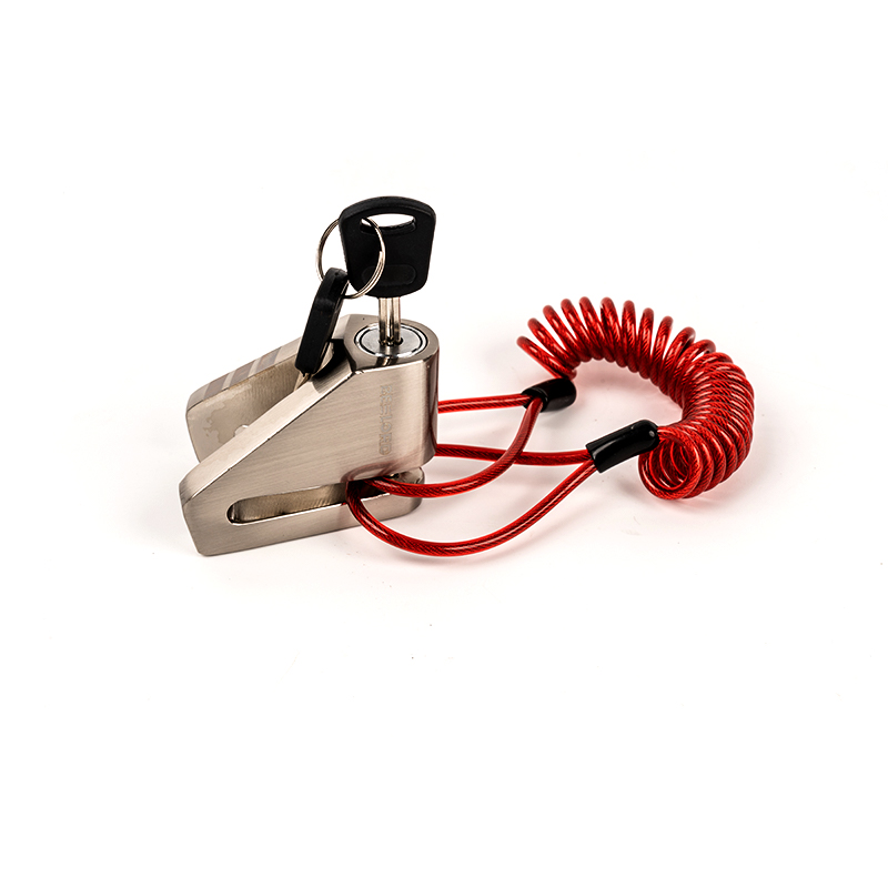 Portable lock body integrated disc preno lock