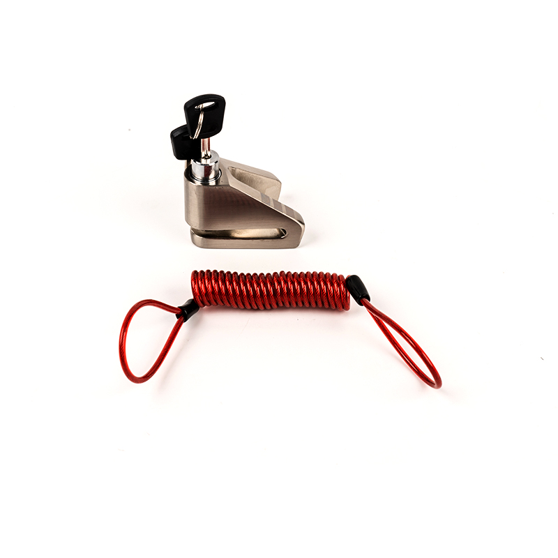 Portable lock body integrated disc preno lock